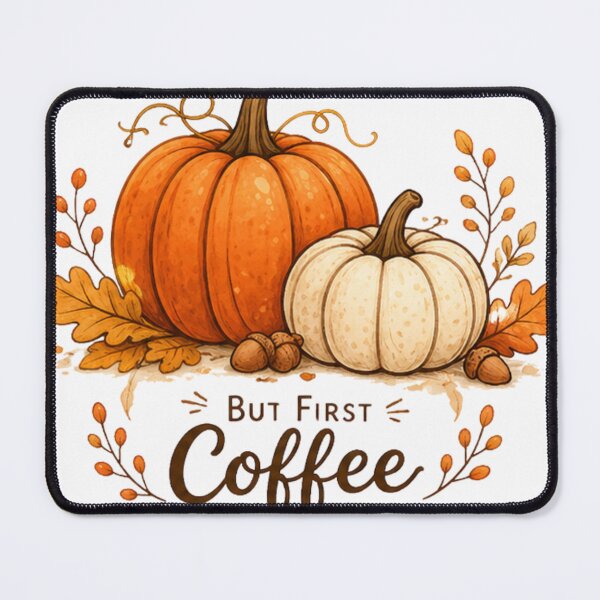 Item preview, But First Coffee Pumpkin Autumn Fall Harvest designed and sold by Moonya26.