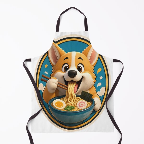 Item preview, Corgi Ramen Sticker    #foodiegift # designed and sold by mo-carnival.