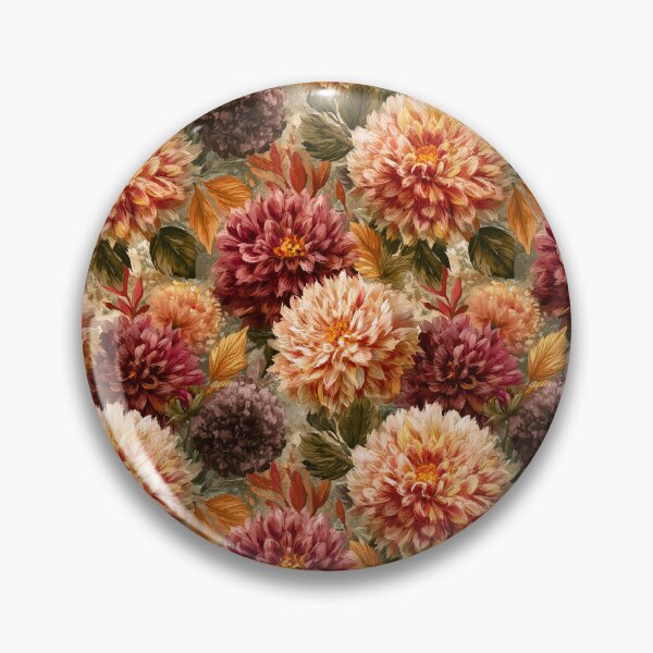 Item preview, Exotic Dahlias Print - Tropical Flower Pattern  - Unique Gifts For Men designed and sold by RoyalStarsPatts.