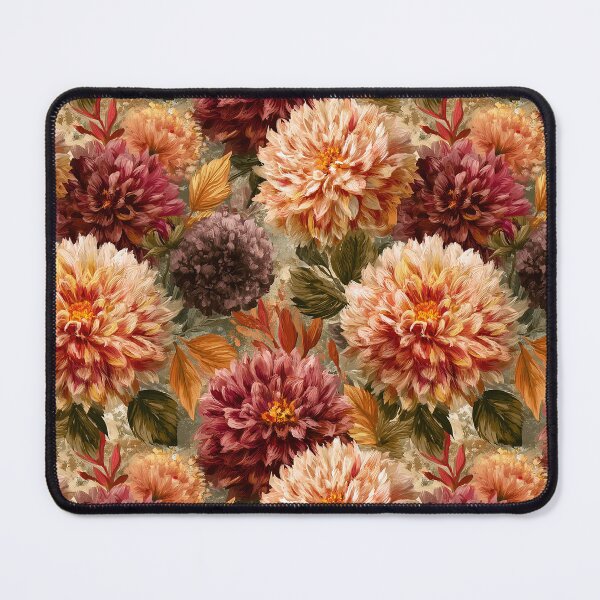 Item preview, Exotic Dahlias Print - Tropical Flower Pattern - Unique Gifts For Men designed and sold by RoyalStarsPatts.
