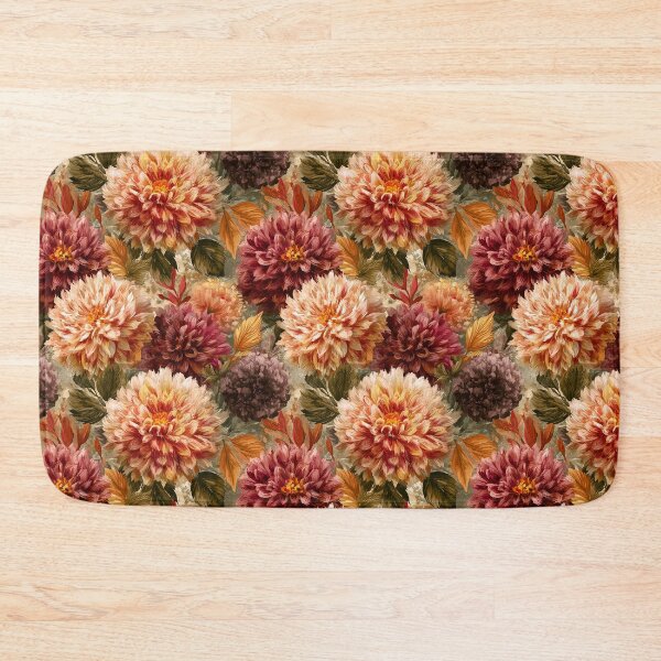 Item preview, Exotic Dahlias Print - Tropical Flower Pattern  - Unique Gifts For Men designed and sold by RoyalStarsPatts.
