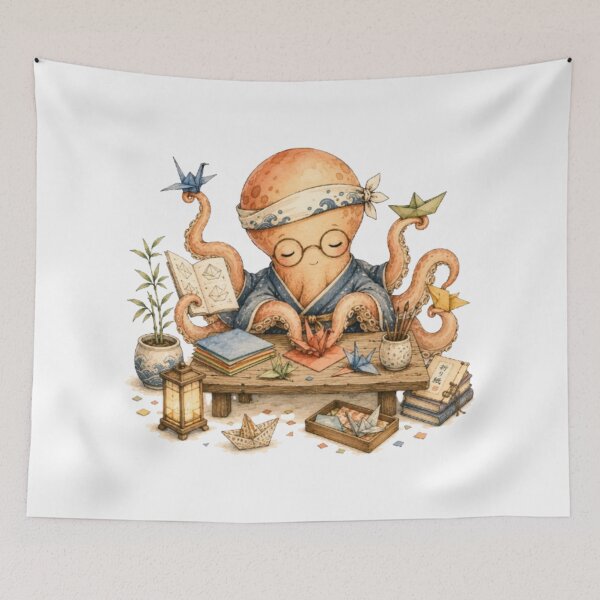 Item preview, Origami Master Octopus designed and sold by Snurly.