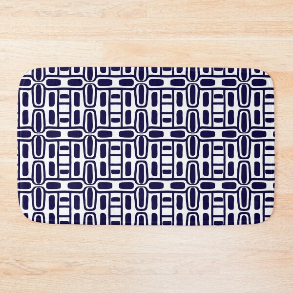 Item preview, Navy Basket Weave Blocks designed and sold by CO10store.