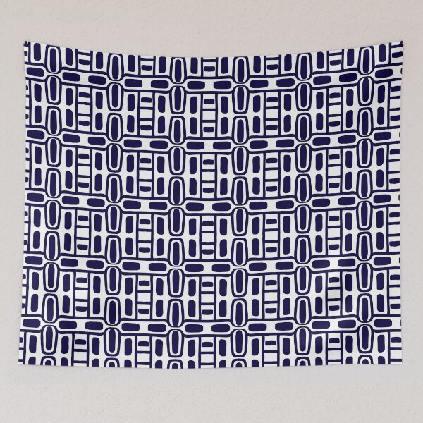 Item preview, Navy Basket Weave Blocks designed and sold by CO10store.