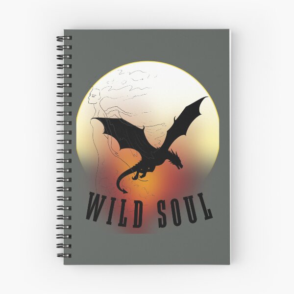 Item preview, Wild Soul Dragon Silhouette Retro Sunset Grunge Aesthetic designed and sold by AhmadAnnaPrints.