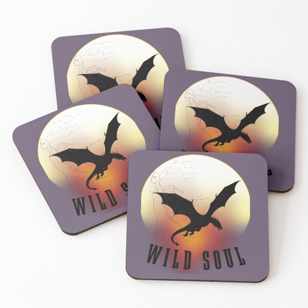 Item preview, Wild Soul Dragon Silhouette Retro Sunset Grunge Aesthetic designed and sold by AhmadAnnaPrints.