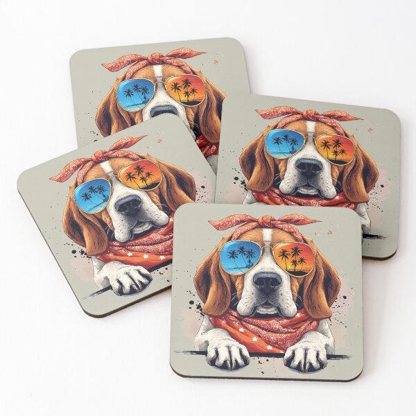 Item preview, COOL SUMMER BEAGLE DOG designed and sold by BKDIGITALSHOP.