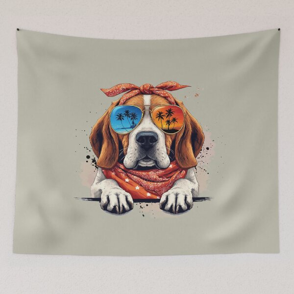 Item preview, COOL SUMMER BEAGLE DOG designed and sold by BKDIGITALSHOP.