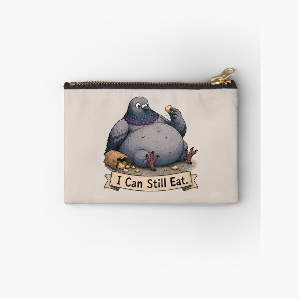 Item preview, Funny Fat Pigeon Sticker I Can Still Eat Bread Lover Bird Meme Gift designed and sold by SimplePoDesign.