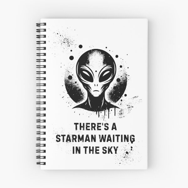 Item preview, There's a starman waiting in the sky designed and sold by MaxCardoso.