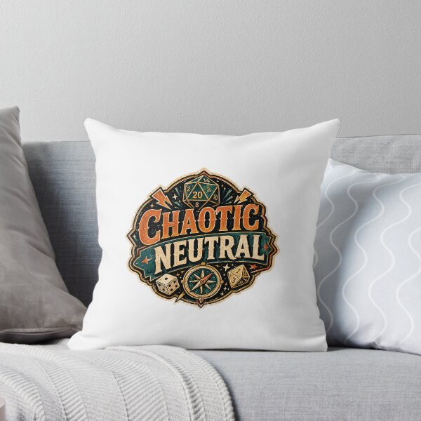 Item preview, Chaotic Neutral Cat Sticker designed and sold by RedRubyBubble.