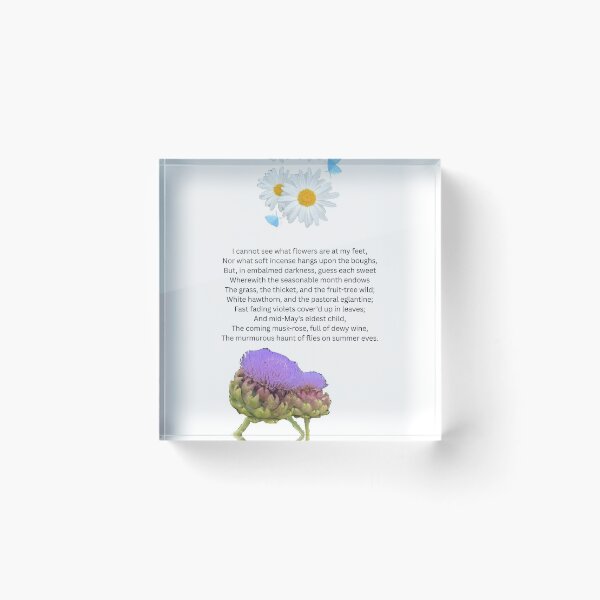 Item preview, Ode to a Nightingale, John Keats designed and sold by ForestedDesigns.