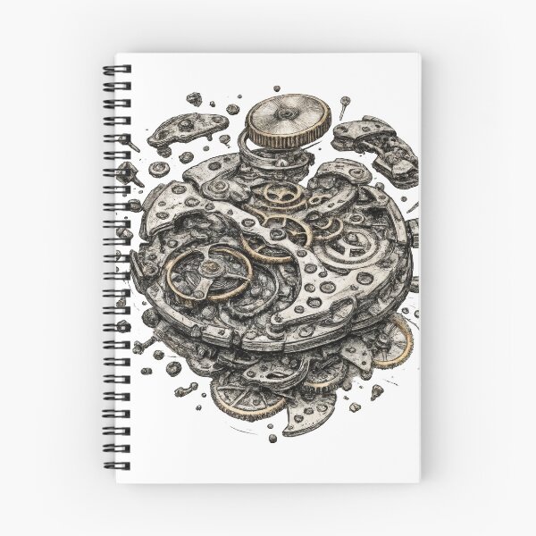 Item preview, T-Shirt - Sticker - Exploded Time: Precision in Motion designed and sold by ForeverPrintsOK.