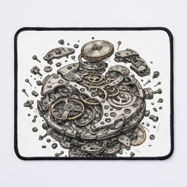 Item preview, T-Shirt - Sticker - Exploded Time: Precision in Motion designed and sold by ForeverPrintsOK.