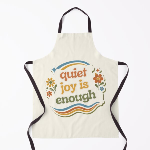 Item preview, Quiet Joy Is Enough – Inspirational Wellness Typography Design designed and sold by CosmicQuietLab.