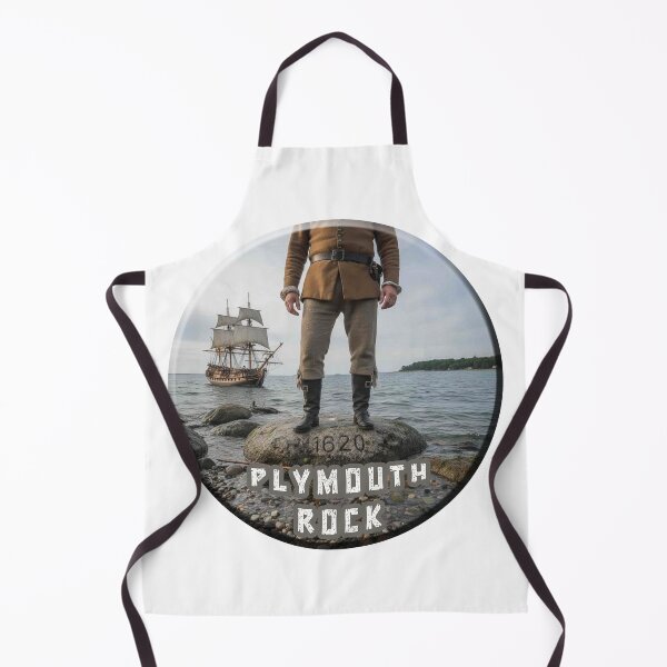 Item preview, Plymouth Rock 1620 - Pilgrim & Mayflower designed and sold by SouthShorePics.