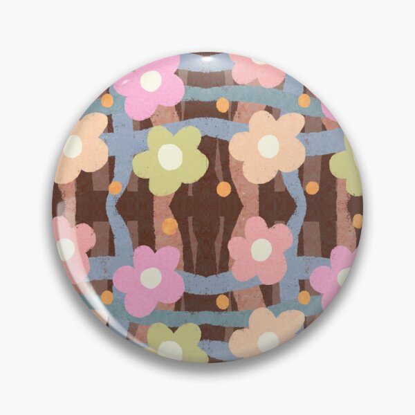 Item preview, Retro Daisy Plaid Seamless Pattern designed and sold by CO10store.