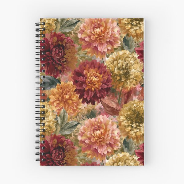 Item preview, Beautiful Dahlias  - Flower Bouquet Pattern  - Valentine Gifts For Her designed and sold by RoyalStarsPatts.