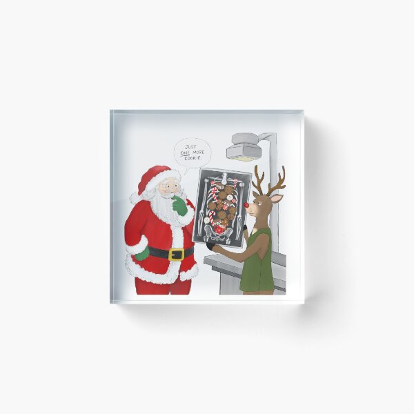 Item preview, Christmas X-Ray Technician Funny Santa & Reindeer designed and sold by daphsam.