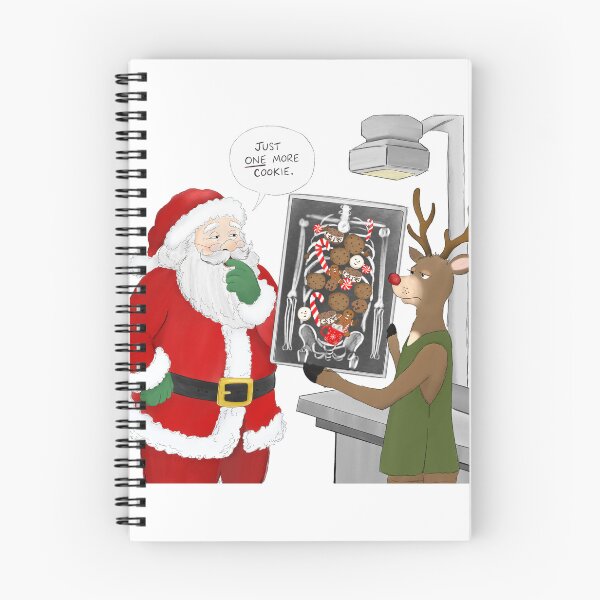 Item preview, Christmas X-Ray Technician Funny Santa & Reindeer designed and sold by daphsam.