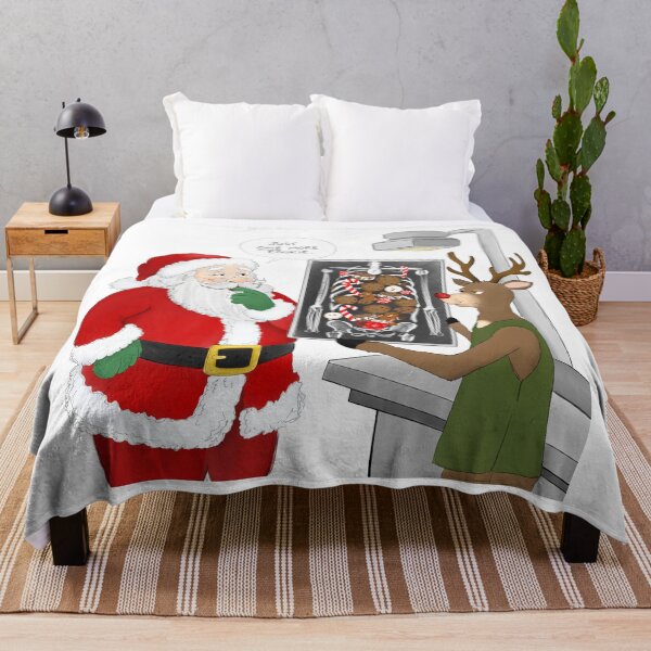 Item preview, Christmas X-Ray Technician Funny Santa & Reindeer designed and sold by daphsam.