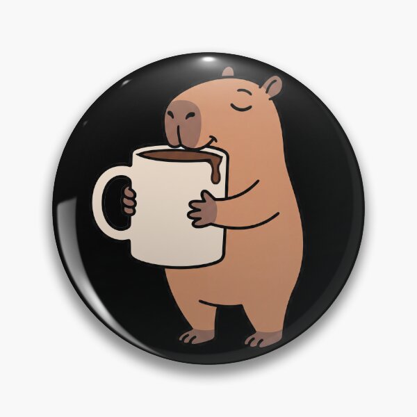 Item preview, Coffee & Contemplation Capybara designed and sold by Sir Capy B.