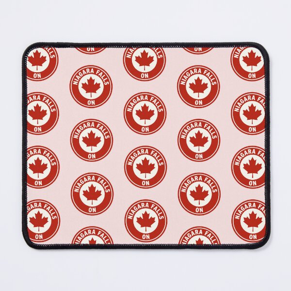 Item preview, Niagara Falls Ontario Maple Leaf Vintage Badge designed and sold by Digital Art Works Hub.