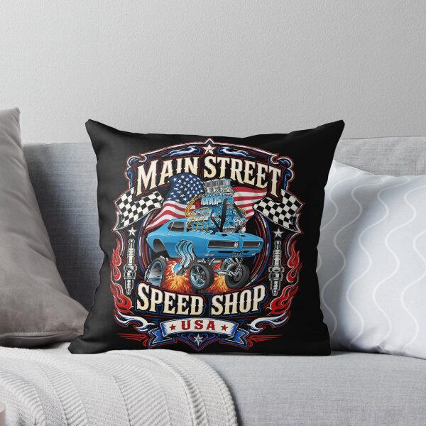 Item preview, Main Street Speed Shop USA Hotrod Muscle Car Design designed and sold by hobrath.