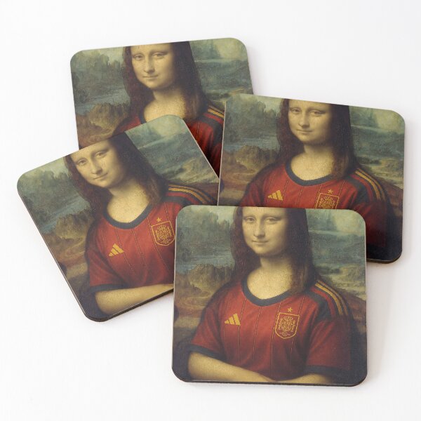 Item preview, Mona Lisa World Cup 2026 Spain jersey designed and sold by Mona Lisa Forever.