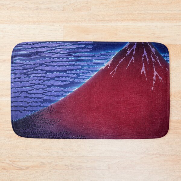 Item preview, Electric Violet Red Fuji | Neon Ukiyo-e Re:Mix | Japanese Art | Mount Fuji Metal designed and sold by vekotpu.