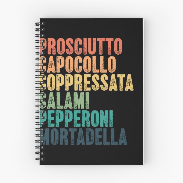 Item preview, Prosciutto Capocollo Soppressata Salami Pepperoni Mortadella Italian Food Lover Charcuterie designed and sold by RetroMini2026.