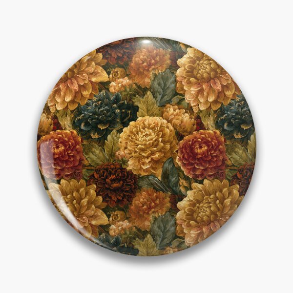 Item preview, Classic Dahlias Flower  - Flower Bouquet Pattern  - Valentine Gifts For Him designed and sold by RoyalStarsPatts.
