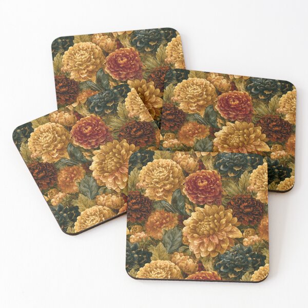 Item preview, Classic Dahlias Flower  - Flower Bouquet Pattern  - Valentine Gifts For Him designed and sold by RoyalStarsPatts.