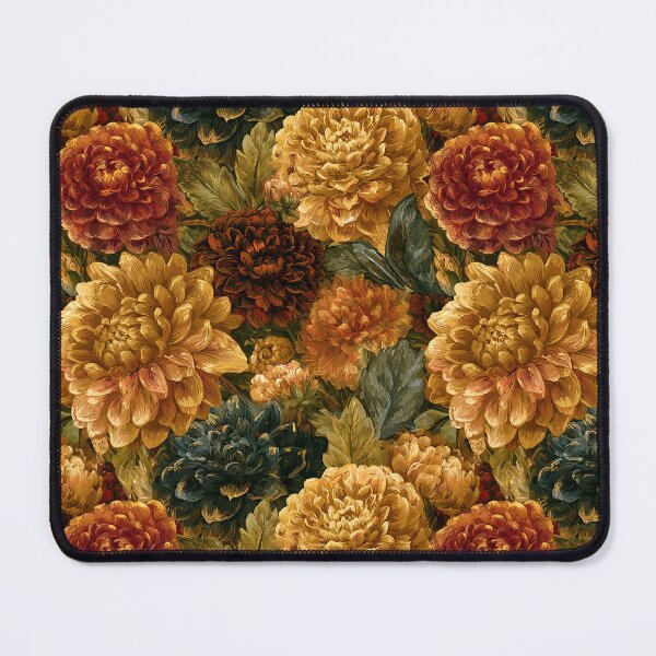 Item preview, Classic Dahlias Flower - Flower Bouquet Pattern - Valentine Gifts For Him designed and sold by RoyalStarsPatts.