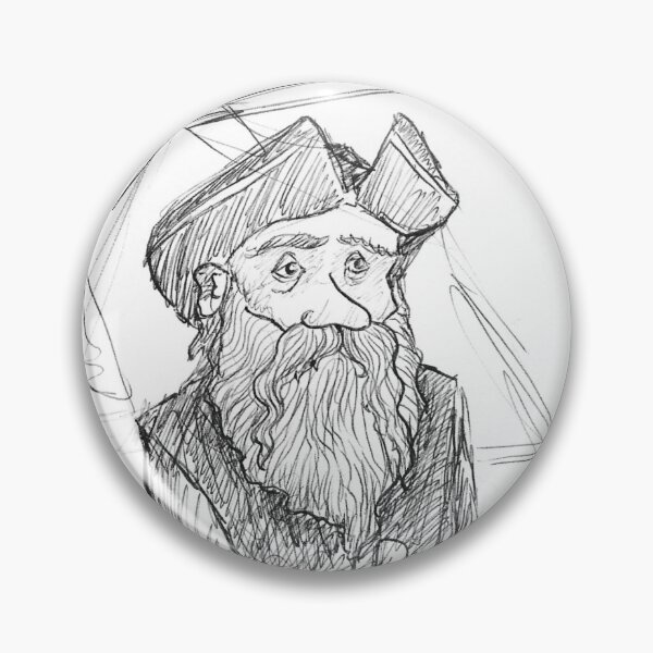Item preview, Sailor Looking in Distance Hand Drawn Ballpoint Pen designed and sold by BOKEbyTC.