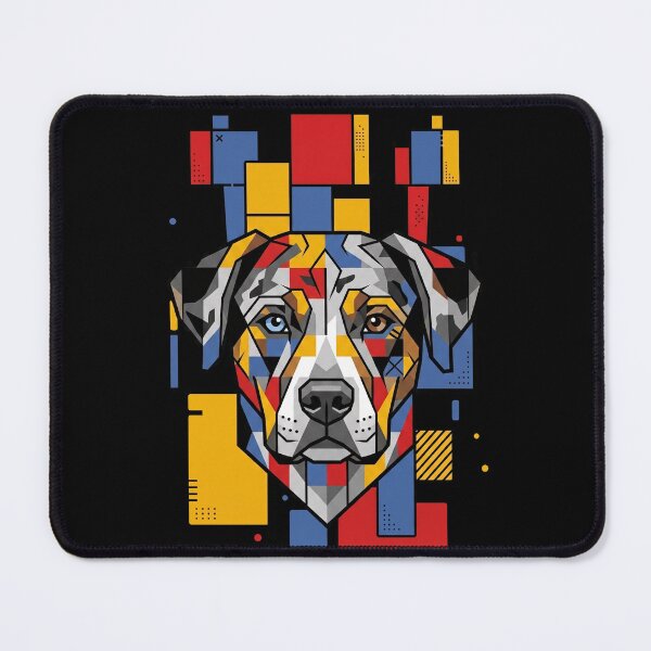 Item preview, Funny Catahoula Leopard Colorful Blocks Geometric Art Mom Dad Kids designed and sold by FurryHavenPH.