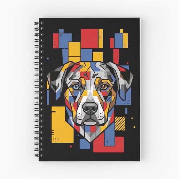 Item preview, Funny Catahoula Leopard Colorful Blocks Geometric Art Mom Dad Kids designed and sold by FurryHavenPH.