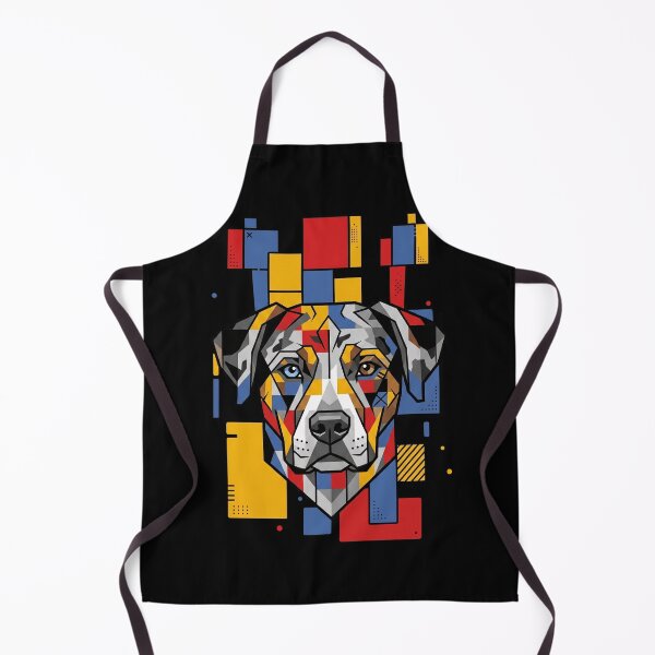 Item preview, Funny Catahoula Leopard Colorful Blocks Geometric Art Mom Dad Kids designed and sold by FurryHavenPH.
