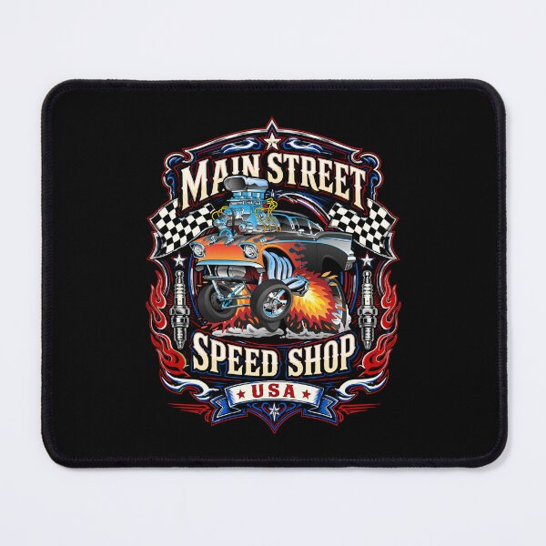 Item preview, Main Street Speed Shop USA Hotrod Muscle Car Design designed and sold by hobrath.