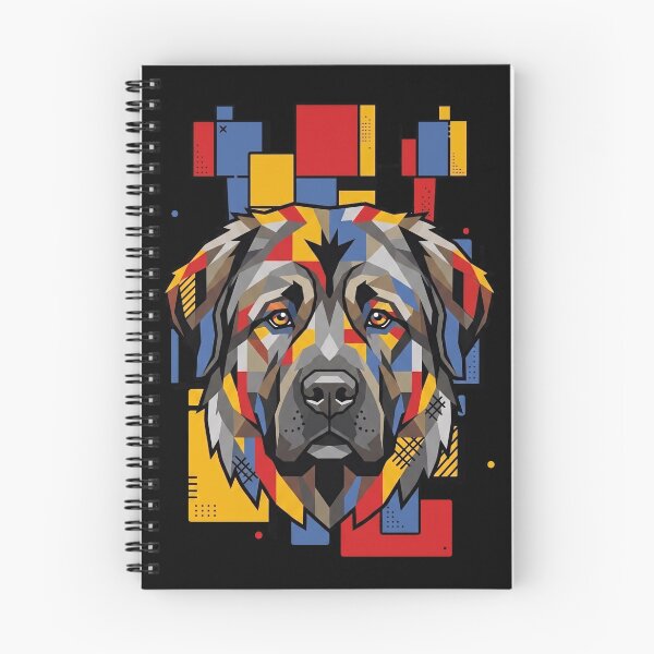 Item preview, Funny Caucasian Shepherd Colorful Blocks Geometric Art Mom Dad Kids designed and sold by FurryHavenPH.