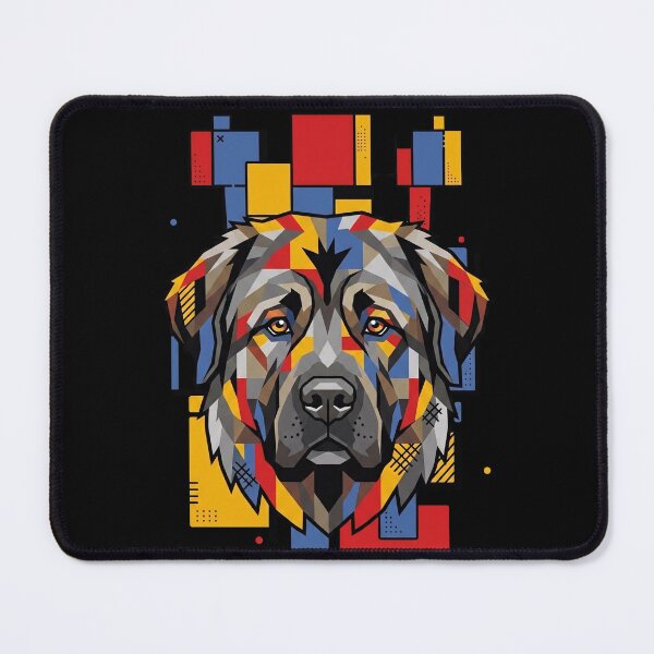 Item preview, Funny Caucasian Shepherd Colorful Blocks Geometric Art Mom Dad Kids designed and sold by FurryHavenPH.
