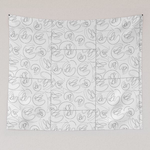 Item preview, Minimalist Abstract Continuous Line Pattern designed and sold by Markedin.