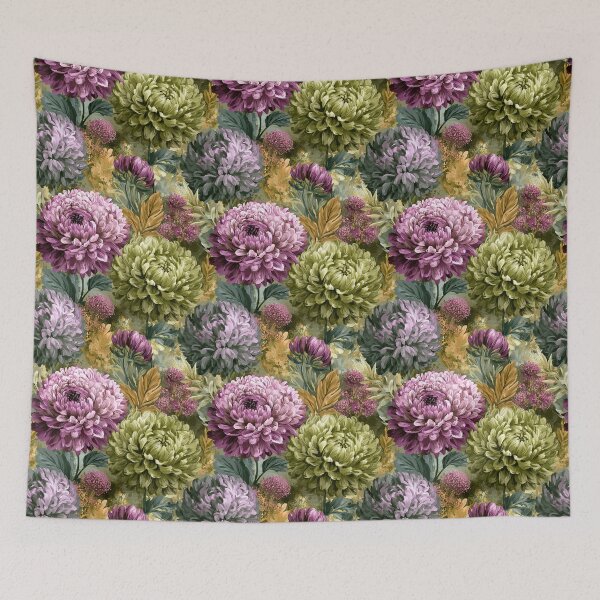 Item preview, Delicate Dahlias Flower - Hawaiian Flower Pattern  - Valentine Gifts For Men designed and sold by RoyalStarsPatts.