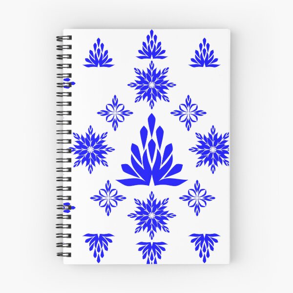 Item preview, Elegant Blue Geometric Floral Motif and Symmetrical Design Elements Set for Traditional Ornament Design designed and sold by Ei-Ei.
