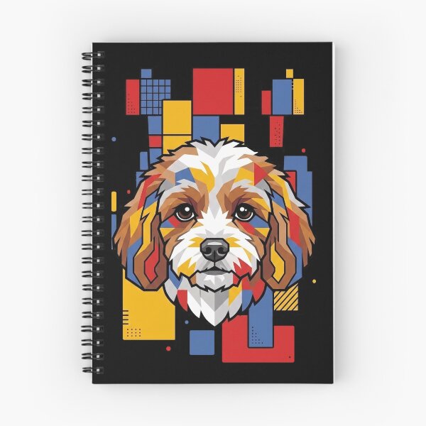 Item preview, Funny Cavachon Colorful Blocks Geometric Art Mom Dad Kids designed and sold by FurryHavenPH.
