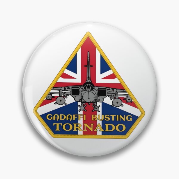 Item preview, RAF Panavia Tornado "Gadaffi Busting" Operation Ellamy 2011 Commemorative Patch designed and sold by CharlieDesings.
