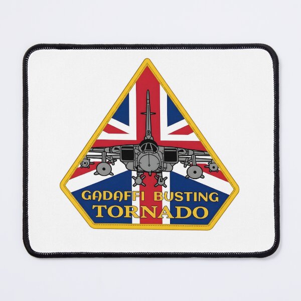 Item preview, RAF Panavia Tornado "Gadaffi Busting" Operation Ellamy 2011 Commemorative Patch designed and sold by CharlieDesings.