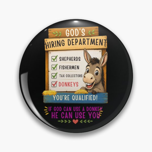 Item preview, If God Can Use A Donkey He Can Use You Funny Christian Donkey Shirt designed and sold by La-Nuna.
