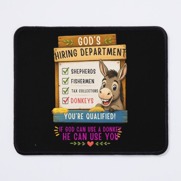 Item preview, If God Can Use A Donkey He Can Use You Funny Christian Donkey Shirt designed and sold by La-Nuna.
