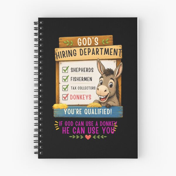 Item preview, If God Can Use A Donkey He Can Use You Funny Christian Donkey Shirt designed and sold by La-Nuna.